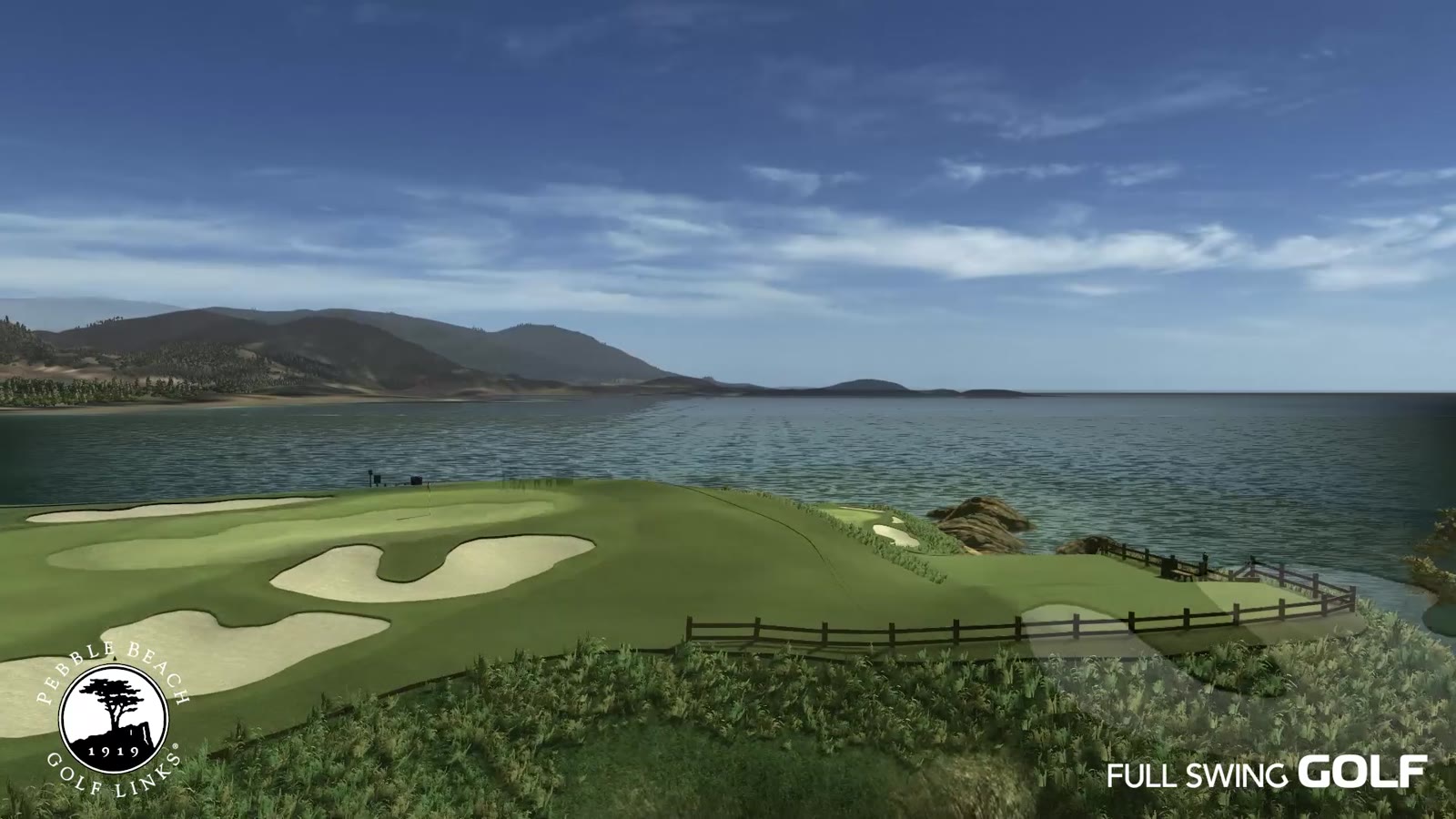 Pebble Beach in Full Swing Golf software